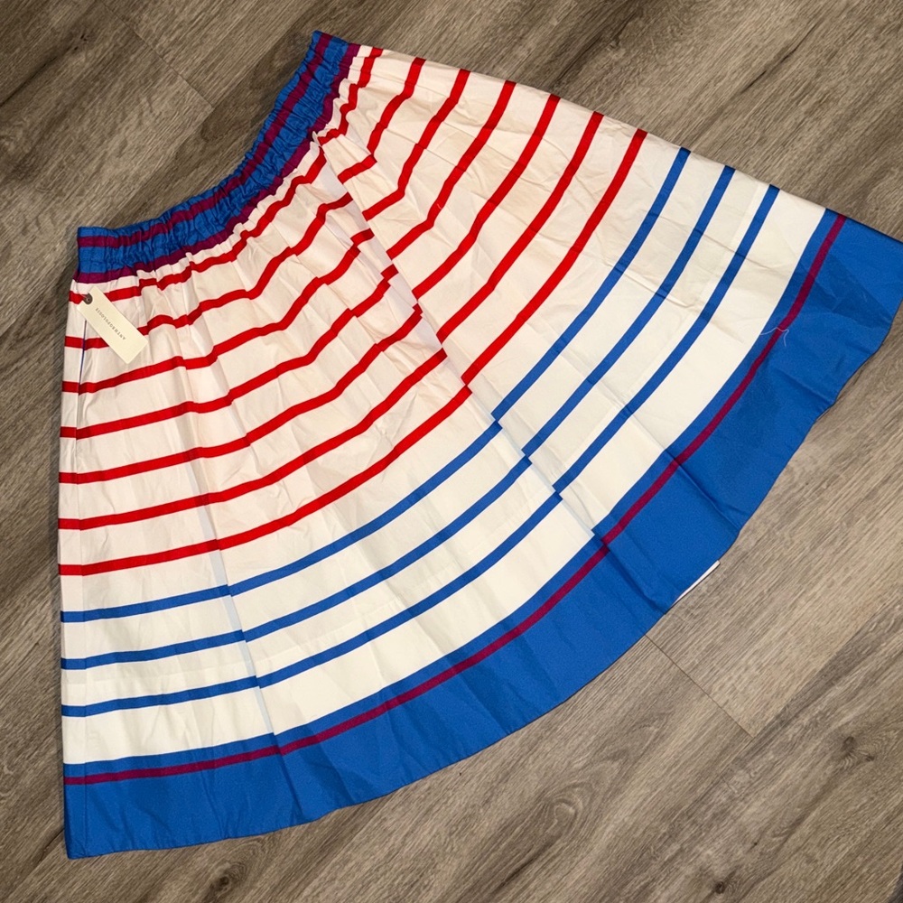 The Jacie Poplin Printed Knee-Length Skirt by Maeve - Picture 11 of 11